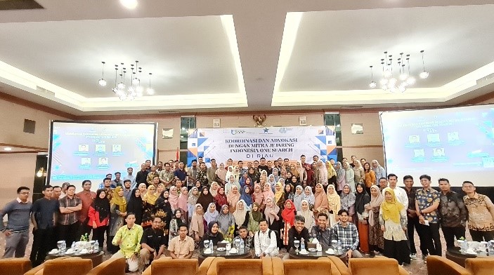 Koordinasi dan Advokasi dengan Mitra Jejaring Indonesia One Search di Riau